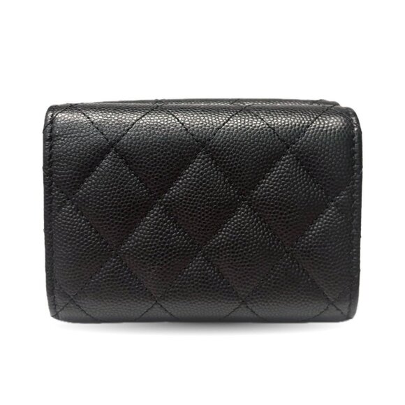 CHANEL Black Caviar Leather Heart Wallet - Picture 2 of 6